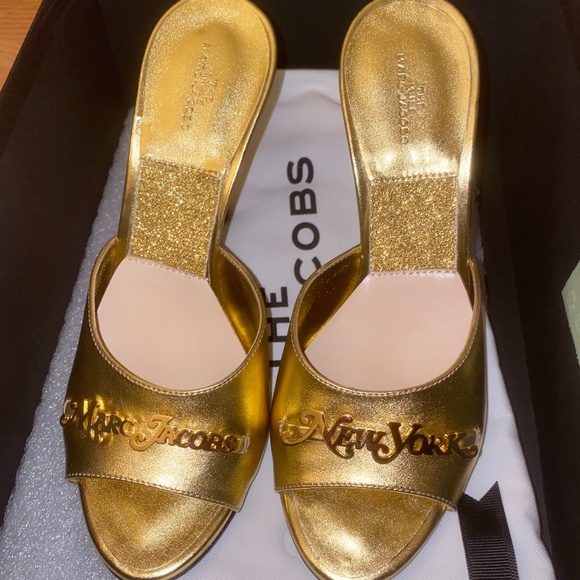 Marc Jacob’s Gold Heels
